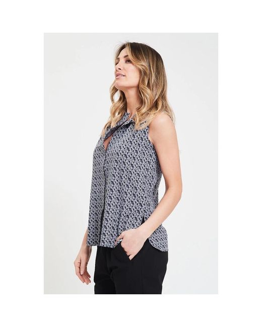 Rrd Blue Sleeveless Tops