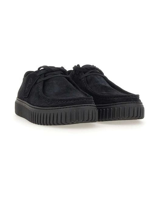 Clarks Black Laced Shoes for men