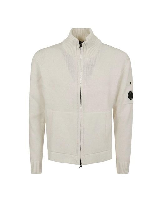 C P Company White Cardigans for men