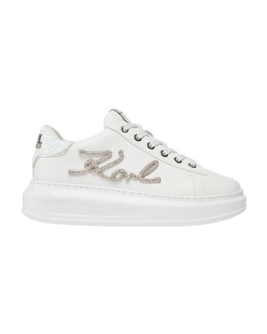 Sneaker bianco kapri kl62510g di Karl Lagerfeld in White