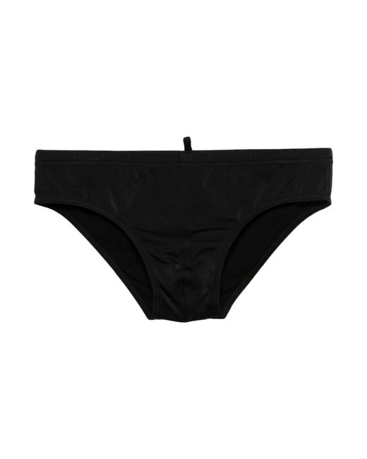 DSquared² Slip badebekleidung - stretch design, elastischer bund in Black für Herren