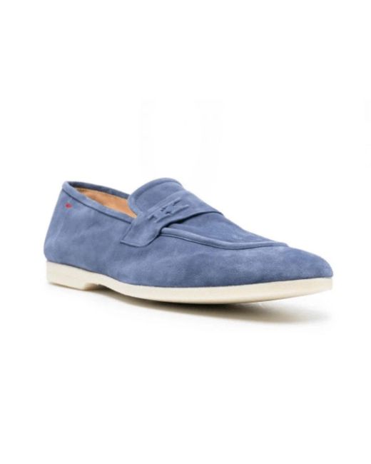 Kiton Blue Loafers for men