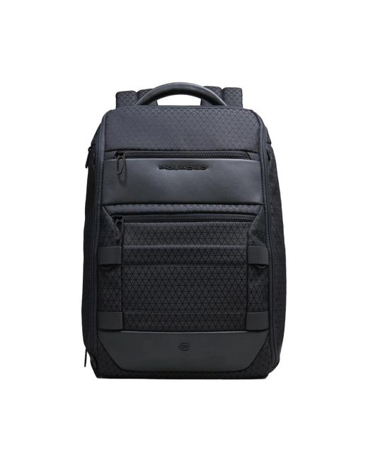 Piquadro Modular Travel Laptop Rucksack 15.6 in Black für Herren