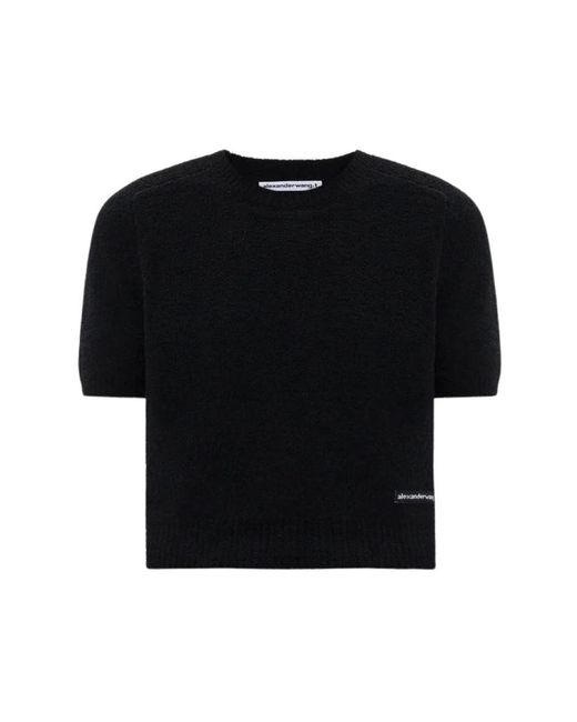 Alexander Wang Black T-Shirts