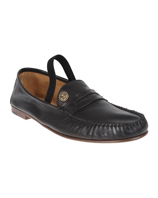 Versace Black Loafers for men