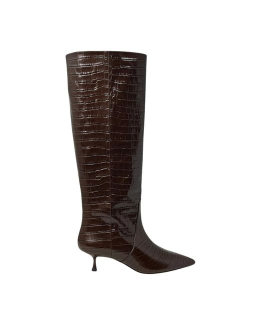 High Boots Stuart Weitzman en coloris Brown