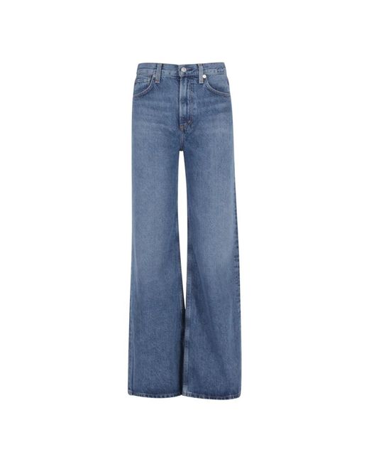 Baggy wide leg boot cut jeans di Citizens of Humanity in Blue
