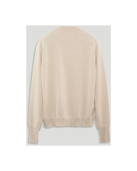Drumohr White Round-Neck Knitwear for men