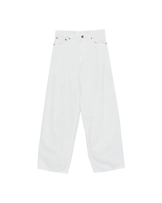 Haikure White Wide Jeans
