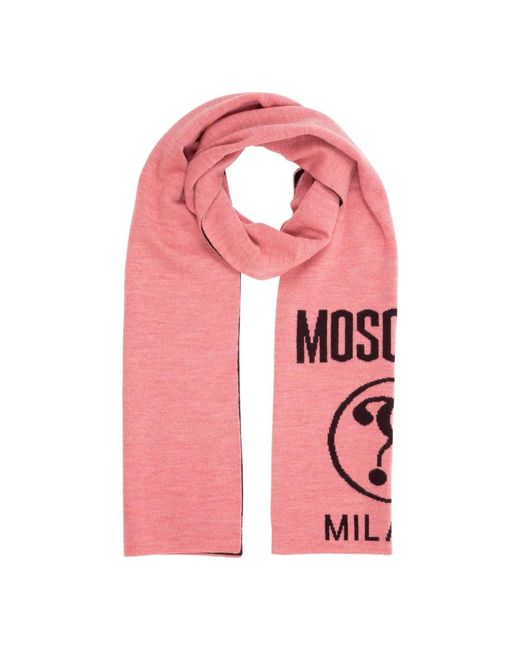 Moschino Pink Winter Scarves