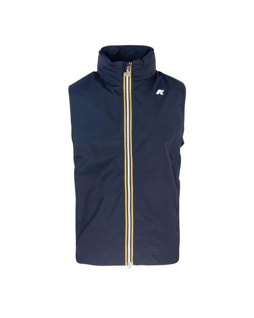 K-Way Blue Vests for men