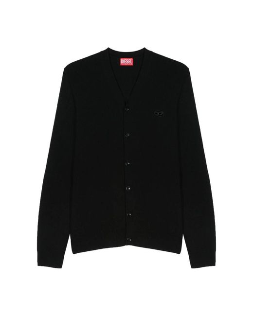 Cardigans DIESEL pour homme en coloris Black