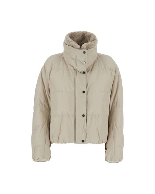 Down Jackets Brunello Cucinelli en coloris Gray