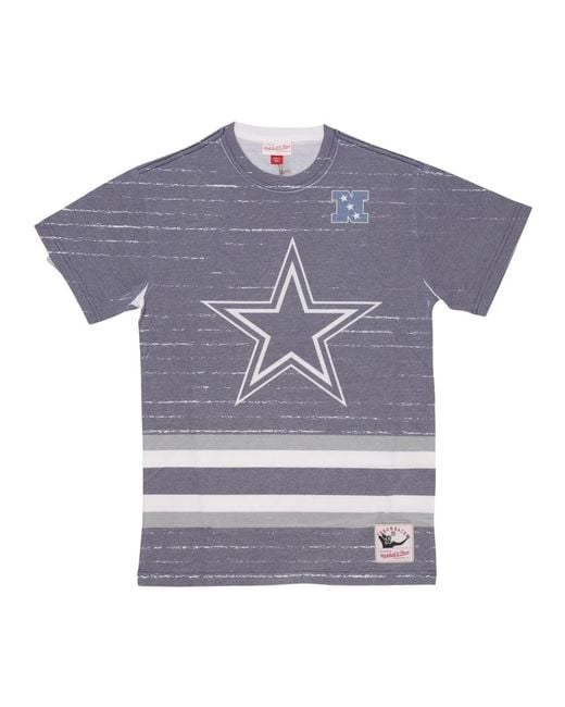 T-Shirts Mitchell & Ness de hombre de color Blue