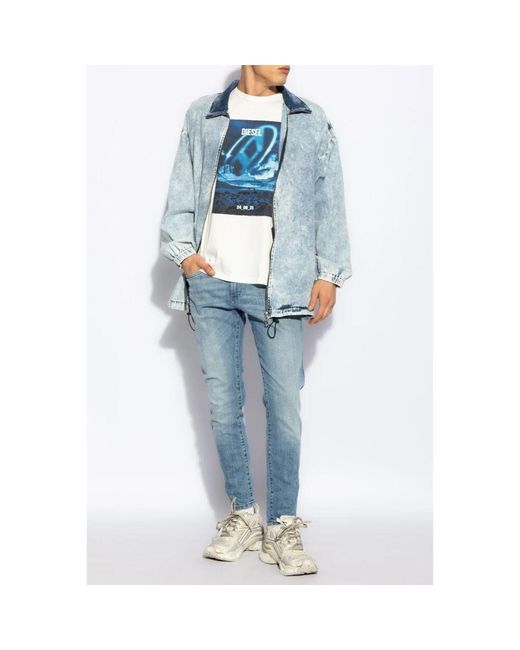 DIESEL Blue Slim-Fit Jeans for men