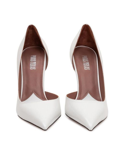 Paris Texas White Pumps