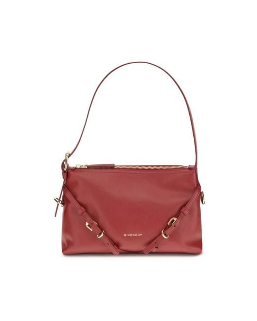 Givenchy Red Mini Schultertasche Mit Reißverschluss