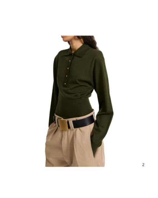 Laurence Bras Green Adèle Top