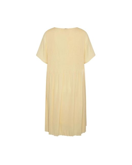 Cinque Kleedjes ,Polyester Cibarisa Zomerjurk in het Yellow