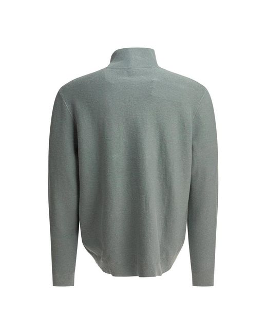 Norse Projects Blauwe Gebreide Links Cardigan in het Gray voor heren