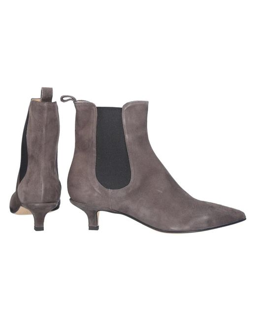 Pomme D'or Brown Heeled Boots