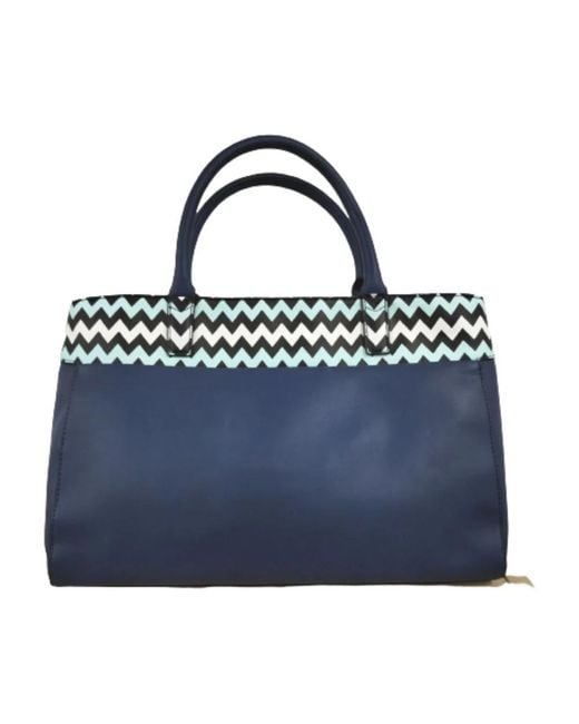 Trussardi Blue Shopping Bags