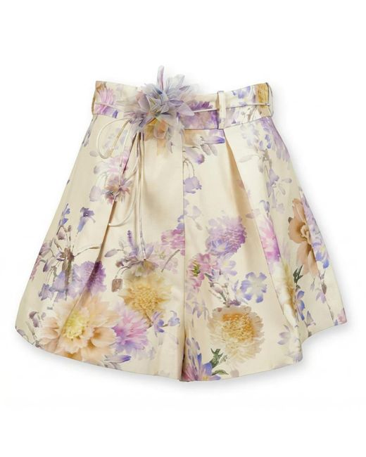Zimmermann Multicolor Short Shorts