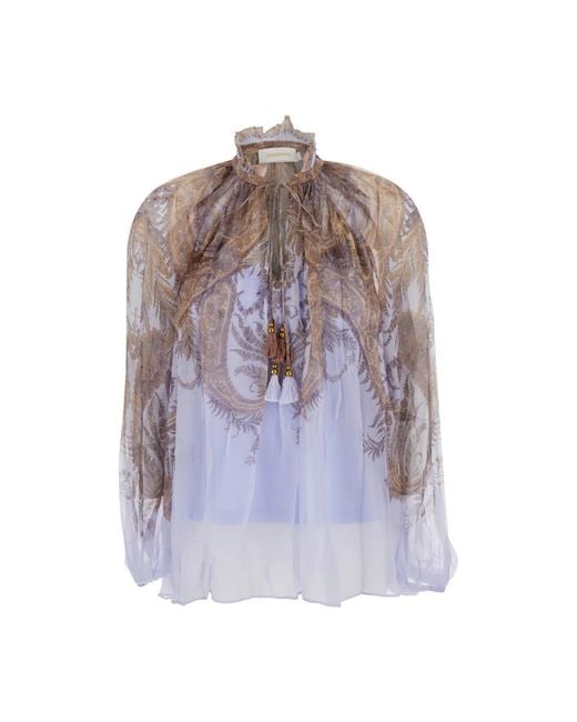 Zimmermann Blouses in het Purple