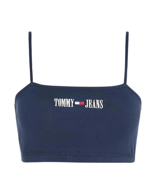 Tommy Hilfiger Blue Sleeveless Tops
