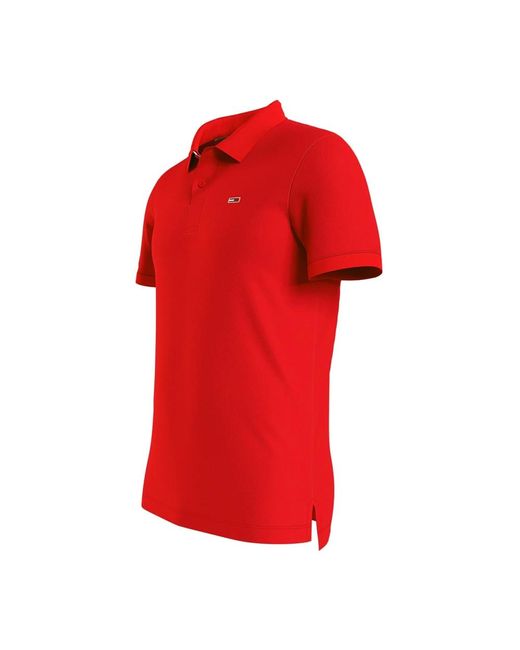Tommy Hilfiger Red Polo Shirts for men