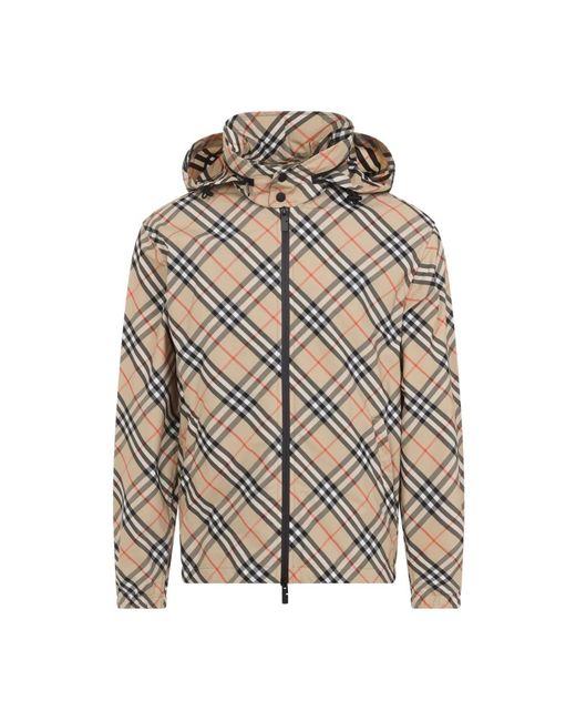 Light Jackets Burberry pour homme en coloris Natural