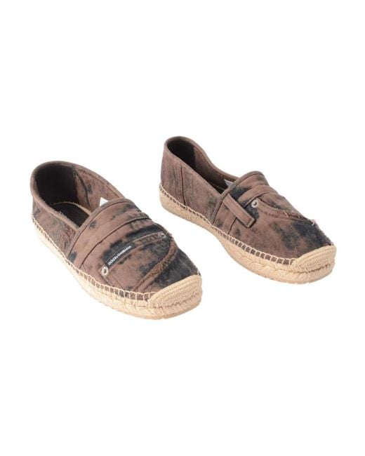Dolce & Gabbana Gray Espadrilles for men