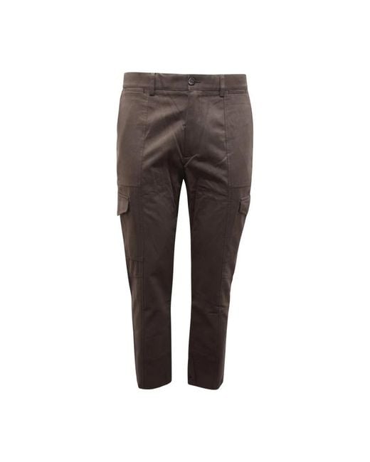 Dolce & Gabbana Gray Chinos for men