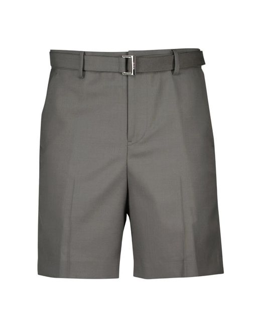 Sacai Gray Casual Shorts for men