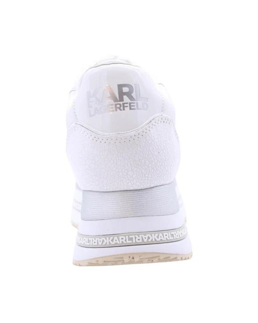 Karl Lagerfeld White Luxus sneaker für frauen