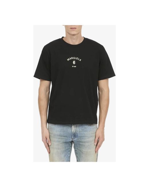 MM6 by Maison Margiela Black T-Shirts for men