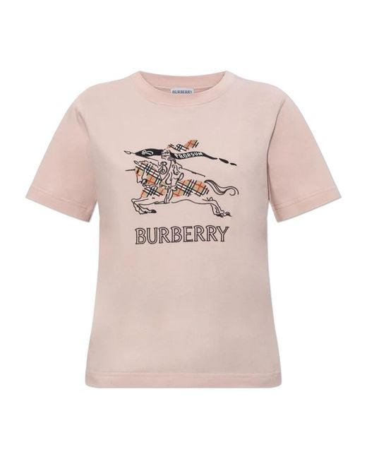T-Shirts di Burberry in Pink