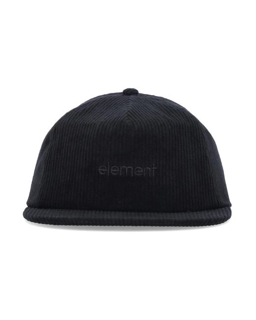 Element Flat Visor Cap in Black für Herren