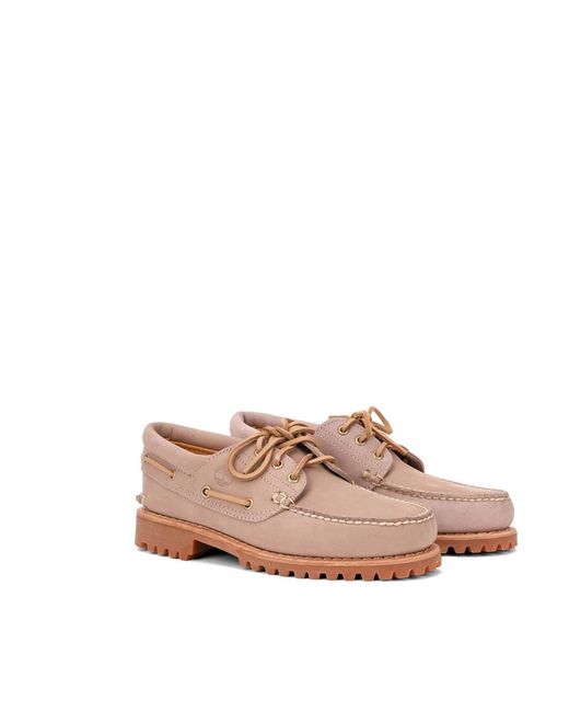 Timberland Pink Boat Shoes for men