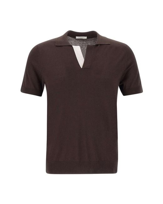 Paolo Pecora Brown Polo Shirts for men