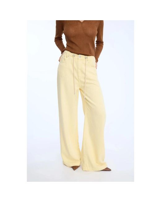 Munthe Yellow Wide Jeans