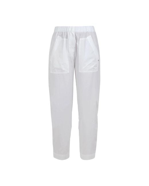Ottod'Ame White Slim-Fit Trousers