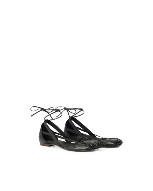 Lemaire Black Ballerina Shoes