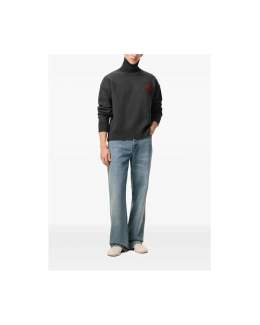 AMI Gray Turtlenecks for men