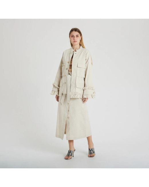 Erika Cavallini Semi Couture Natural Light Jackets
