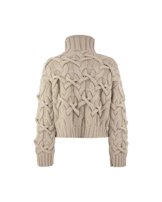 Brunello Cucinelli Natural Cashmere Knitwear