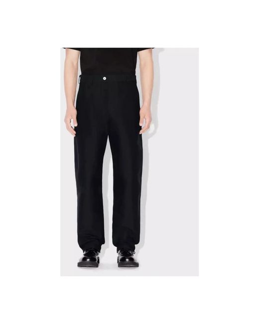 KENZO Tapered Workwear Straight Pants in het Blue voor heren