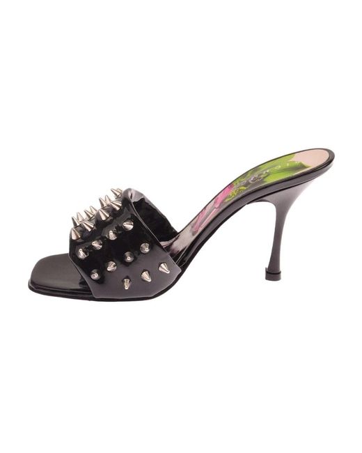 Shoes > heels > heeled mules John Richmond en coloris Black