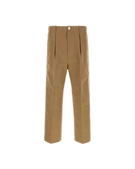 Setchu Broeken ,Chinos Broek 3 Paspels in het Natural voor heren