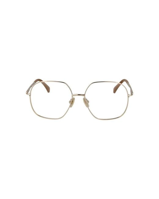 Max Mara Metallic Glasses